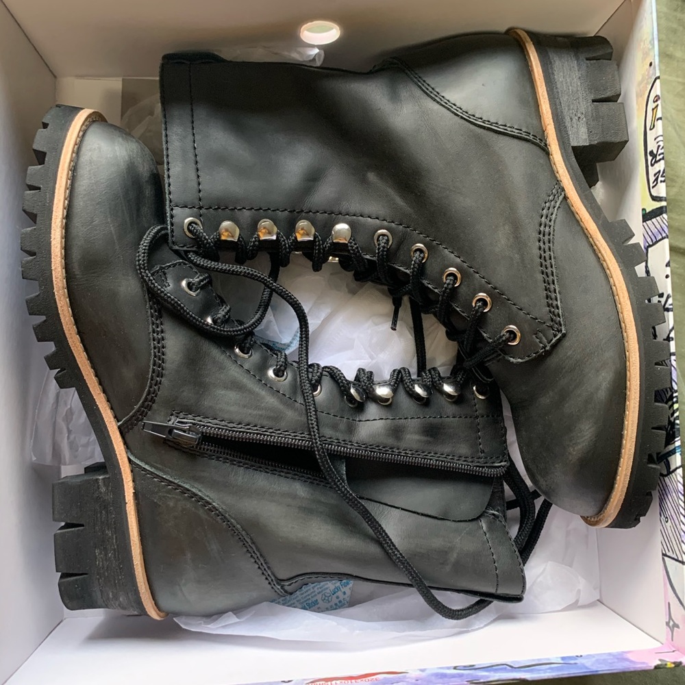 Jeffrey Campbell combat boots